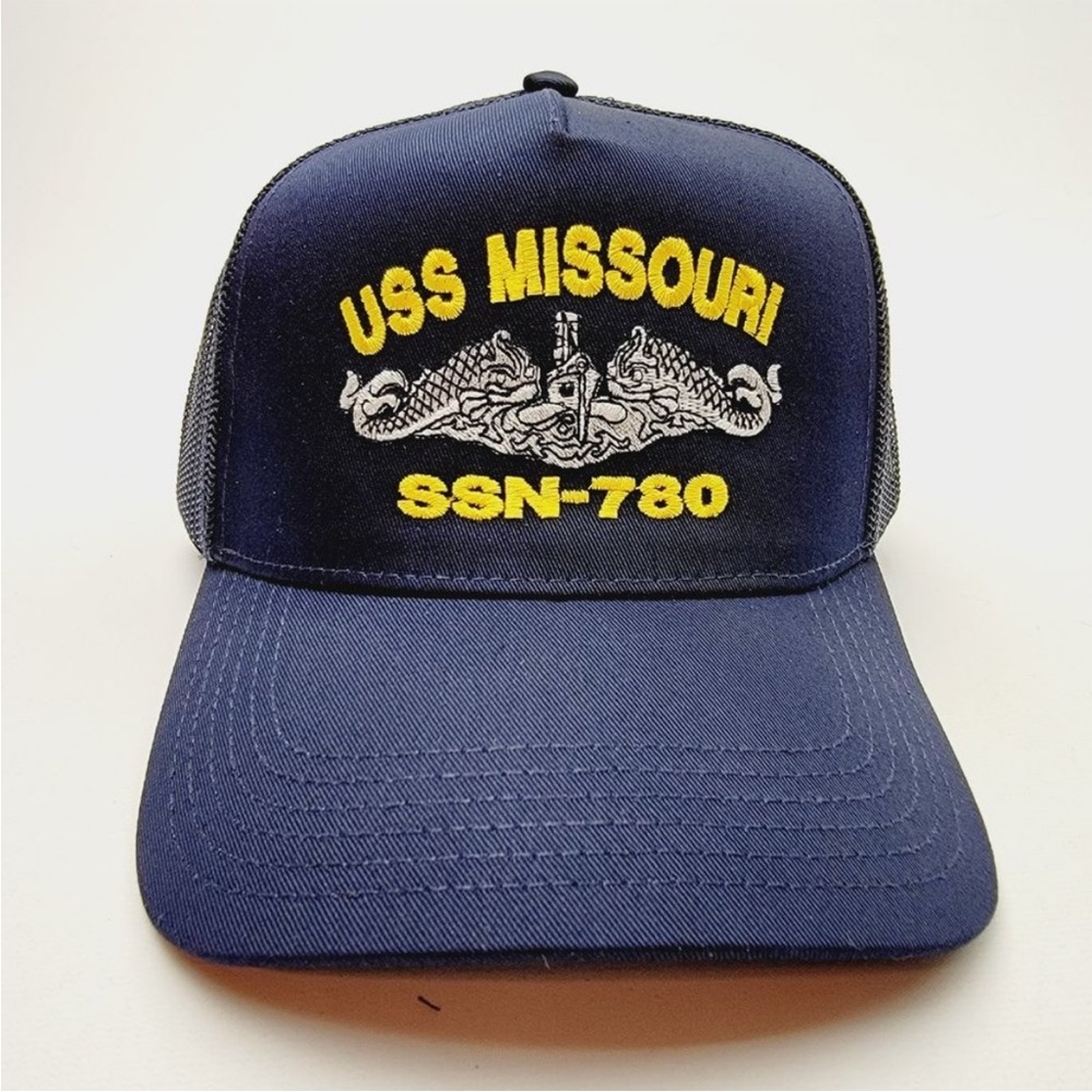 USS MISSOURI SSN-780 Direct Embroidered Baseball Hat